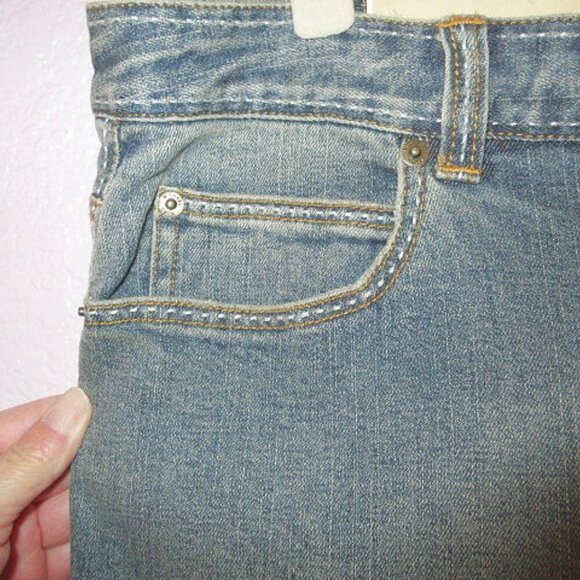 Michael Kors Wide Leg Jeans Plus Size 22W Stretch Denim High Rise Greenwich NWT - Picture 3 of 12